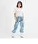 【洗える】メッシュニットベスト＋半袖Tシャツ