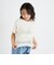 【洗える】メッシュニットベスト＋半袖Tシャツ