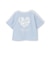 【接触冷感】ハート袖ライン半袖Tシャツ