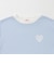 【接触冷感】ハート袖ライン半袖Tシャツ