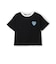 【接触冷感】ハート袖ライン半袖Tシャツ
