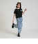 【接触冷感】ハート袖ライン半袖Tシャツ