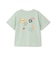 【デイリープライス】【綿100%】ワッペン風半袖Tシャツ