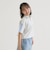 袖メッシュハーフジップ半袖Tシャツ2