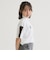 袖メッシュハーフジップ半袖Tシャツ2