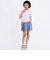【接触冷感】ラインストーン脇ドロストTシャツ
