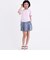 【接触冷感】ラインストーン脇ドロストTシャツ