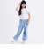 【接触冷感】ラインストーン脇ドロストTシャツ