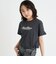 裾ドロストりぼんタック半袖Tシャツ