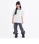【接触冷感】バックハート衿つきハーフZIP半袖T