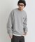 Refurbish(リファービッシュ)【メンズ】ワンポイントロゴ刺繍クルーネックプルオーバー