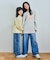 VIVIAN BLUE(ヴィヴィアンブルー)【キッズ】フロントロゴチュニック長袖Tシャツ
