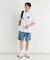CAMP7(キャンプ7)ナイロンベルト付きショートパンツ