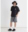 CAMP7(キャンプ7)ナイロンベルト付きショートパンツ