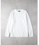 《遮熱/接触冷感/さらっと心地良い》シルケット加工胸ポケットロングスリーブTシャツ