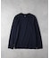 《遮熱/接触冷感/さらっと心地良い》シルケット加工胸ポケットロングスリーブTシャツ