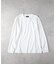 《遮熱/接触冷感/さらっと心地良い》シルケット加工ロングスリーブTシャツ
