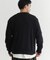BACK NUMBER(バックナンバー)【メンズ】【軽くて柔らかい】ポリナイロンニットクルーネックセーター(洗濯機で洗える)