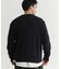 BACK NUMBER(バックナンバー)【メンズ】【軽くて柔らかい】ポリナイロンニットクルーネックセーター(洗濯機で洗える)