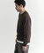 BACK NUMBER(バックナンバー)【メンズ】【軽くて柔らかい】ポリナイロンニットクルーネックセーター(洗濯機で洗える)