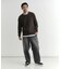 BACK NUMBER(バックナンバー)【メンズ】【軽くて柔らかい】ポリナイロンニットクルーネックセーター(洗濯機で洗える)