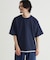 BACK NUMBER(バックナンバー)ジャガードフェイクレイヤード半袖Ｔシャツ