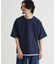 BACK NUMBER(バックナンバー)ジャガードフェイクレイヤード半袖Ｔシャツ