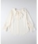 HONEYSUCKLE ROSE(ハニーサックルローズ)【レディース】フリルカラーブラウス