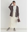 HONEYSUCKLE ROSE(ハニーサックルローズ)【レディース】【お手入れ簡単、気軽に羽織る】カットカーディガン(体型カバー)