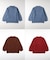 HONEYSUCKLE ROSE(ハニーサックルローズ)【レディース】ボリュームモックネックセーター(6色展開/ゆったりシルエット/ヒップ周りカバー)