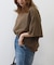 HONEYSUCKLE ROSE(ハニーサックルローズ)【レディース】【見た目は秋、機能は夏】「インレイ」ショートTシャツ(接触冷感/UVカット)
