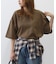HONEYSUCKLE ROSE(ハニーサックルローズ)【レディース】【見た目は秋、機能は夏】「インレイ」ショートTシャツ(接触冷感/UVカット)