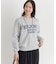 HONEYSUCKLE ROSE(ハニーサックルローズ)【レディース】【スウェット感覚のニット】「やわラク」スウェットライクロゴセーター（洗濯機で洗える）