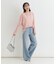 HONEYSUCKLE ROSE(ハニーサックルローズ)シアーラウンドヘム長袖Tシャツ