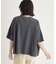《体型カバー》切替プリントTシャツ