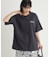 袖刺繍ビッグTシャツ
