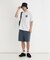 CAMP7 バックロゴプリントTシャツ