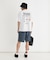 CAMP7 バックロゴプリントTシャツ