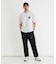 CAMP7 バックロゴプリントTシャツ