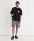 CAMP7 バックロゴプリントTシャツ