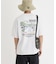 CAMP7 手書き風バックプリントTシャツ