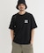 CAMP7 手書き風バックプリントTシャツ