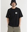 CAMP7 手書き風バックプリントTシャツ