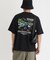 CAMP7 手書き風バックプリントTシャツ