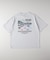 CAMP7 手書き風バックプリントTシャツ
