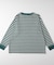 《体型カバー》マルチボーダーロンTシャツ