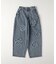 《110-160cm展開》フラワーアップリケカーブデニムパンツ
