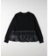 《1枚でサマになる/腰回りカバー》ベロアフリルロンT