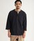 ワッフル7分袖ヘンリーネックTシャツ