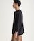 ワッフル7分袖ヘンリーネックTシャツ